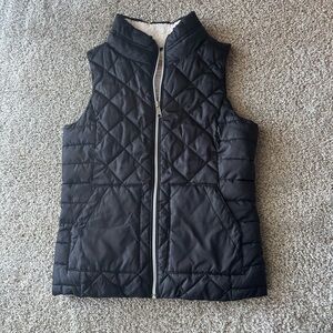 SO Sherpa Lined Black Vest